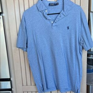 Polo by Ralph Lauren Men's Light Blue Polo Shirt